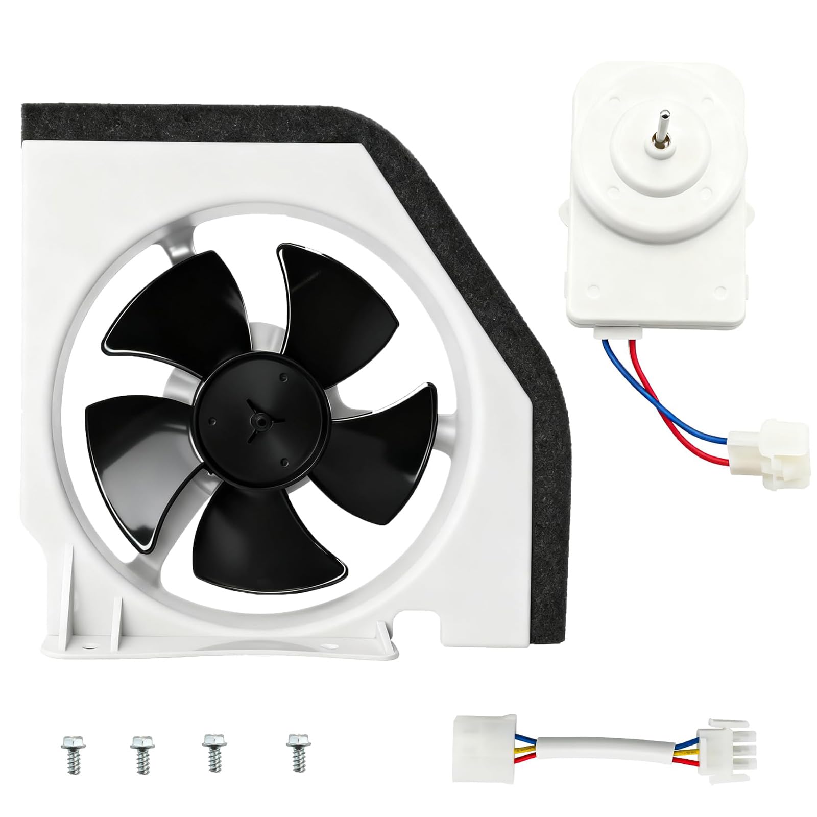 Jazuaiao Exchange Refrigerator Condenser Fan Motor Replacement Part Strong Texture Suitable for Multiple Models Fridge Part