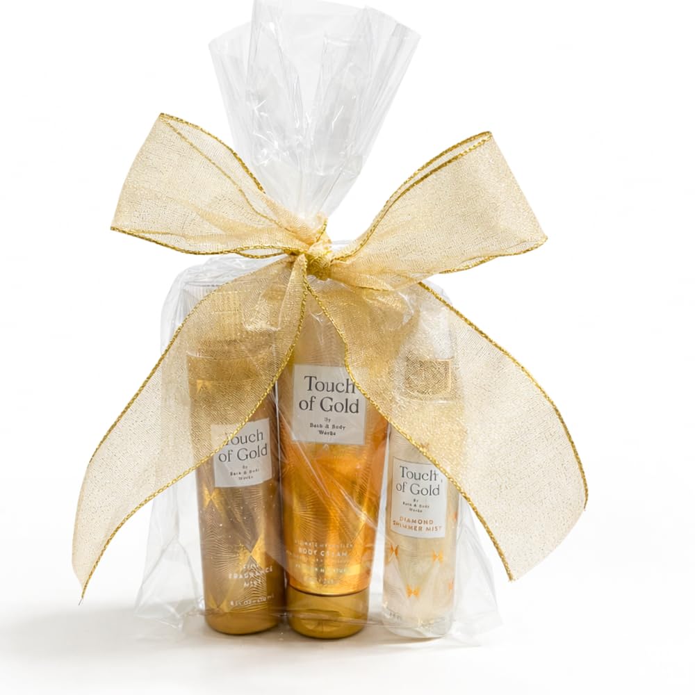Amazon.com : Bath & Body Works TOUCH OF GOLD Full-Size Gift Set