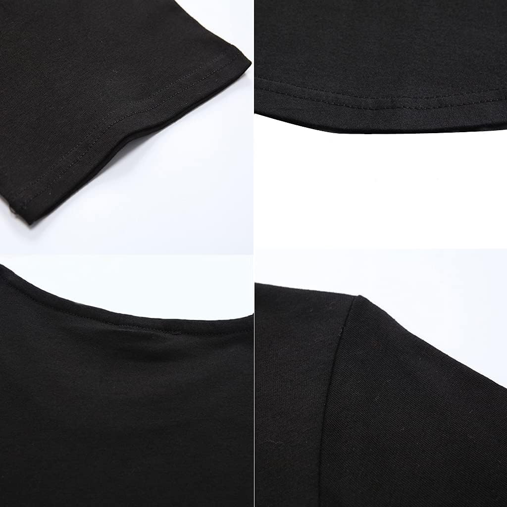 Women's Plus Size Summer T Shirt Letters Printing Casual Crop Tops Short Sleeves Tees