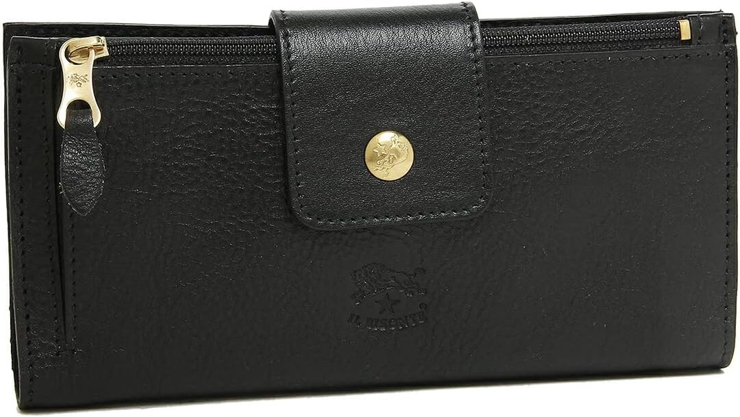 Amazon | [イルビゾンテ]長財布 ブラック メンズ IL BISONTE SCW007 