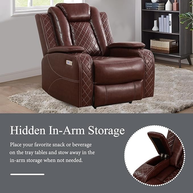 Luxury leather sofa set