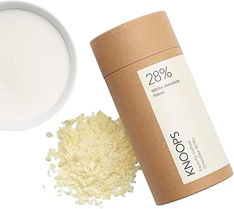 – White Hot Chocolate Flakes, 28% White Luxury Hot Drinking Chocolate, Delicious Milky Cocoa Drink with Real Choc Flakes, All Natural Ingredients, 250 g, Equal to 8 Serving Sachets