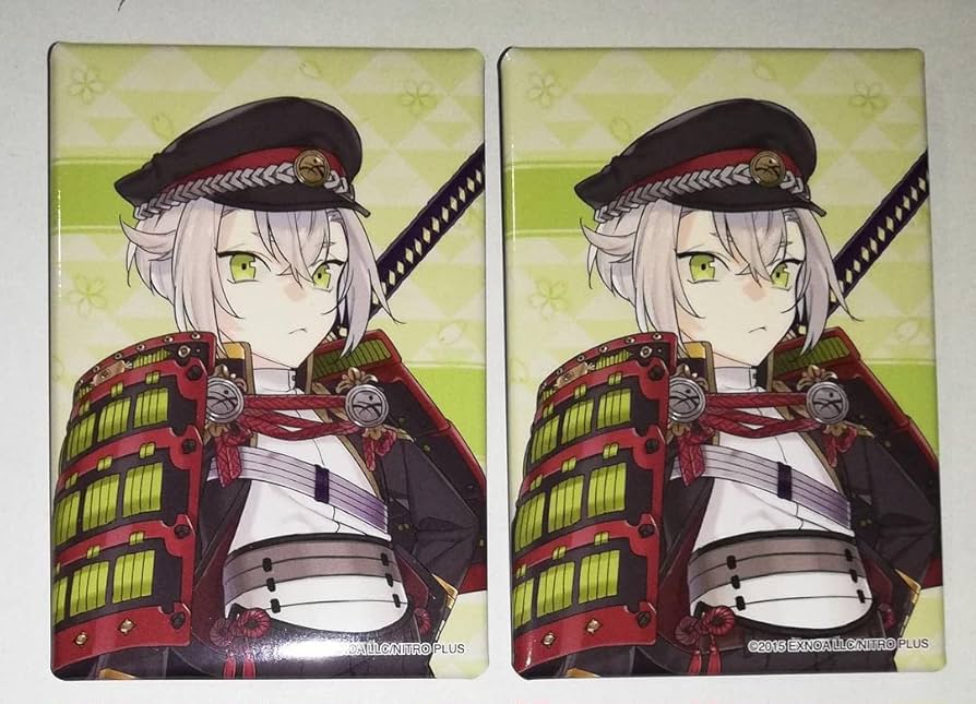 Amazon | 刀剣乱舞 とうらぶ 蛍丸 スクエア缶バッジ セット 極 通常