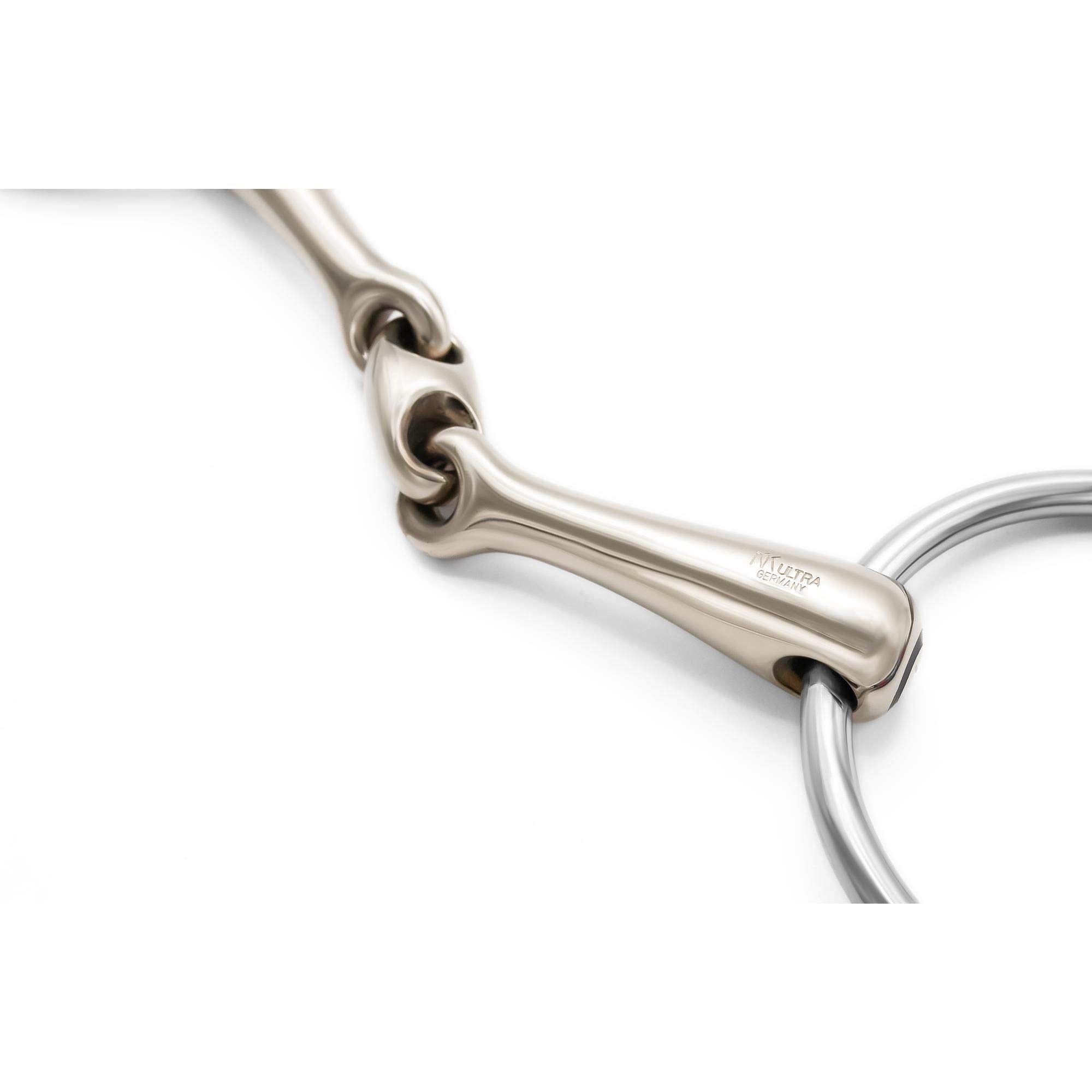 Sprenger - KK Ultra Double Jointed Loose Ring Snaffle,SST-Rings, 18mm - SENSOGAN/AURIGAN