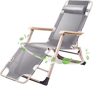 HZH Espreguiçadeira Cadeira de Gravidade Zero Cadeiras de Gravidade Zero Cadeira Espreguiçadeira Ajustável Extra Larga com Almofada Respirável 4D e Encostos de Cabeça Acolchoados para Pátio de Praia