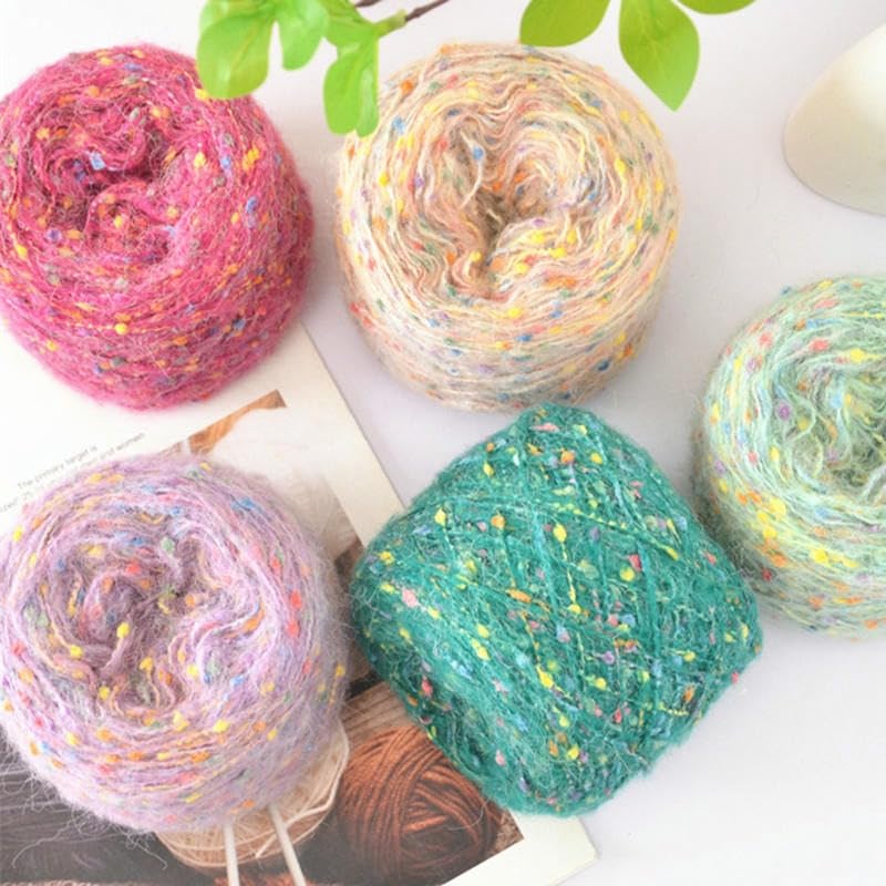 4/6/8 sztuk 100 g kolorowa przędza moherowa, przędza do robienia na drutach, do DIY szydełkowane szaliki, swetry, czapki, swetry rozpinane, torby, koce