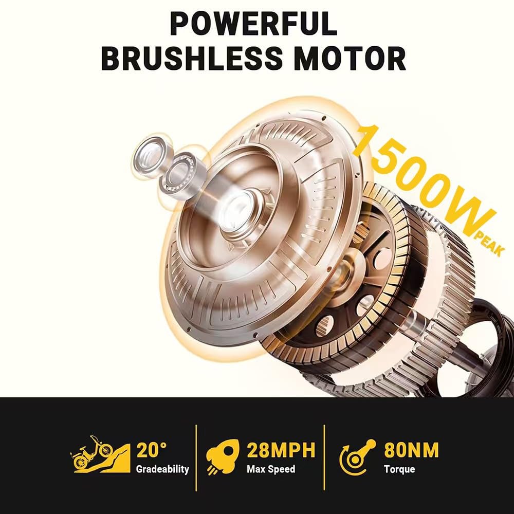 Vélo Électrique À Gros Pneus 20 Pouces,Vélo Électrique Pliable, Moteur sans Balais 250 W, Batterie Amovible 48 V15 Ah, Dérailleur 7 Vitesses, pour Hommes Et Femmes. Black