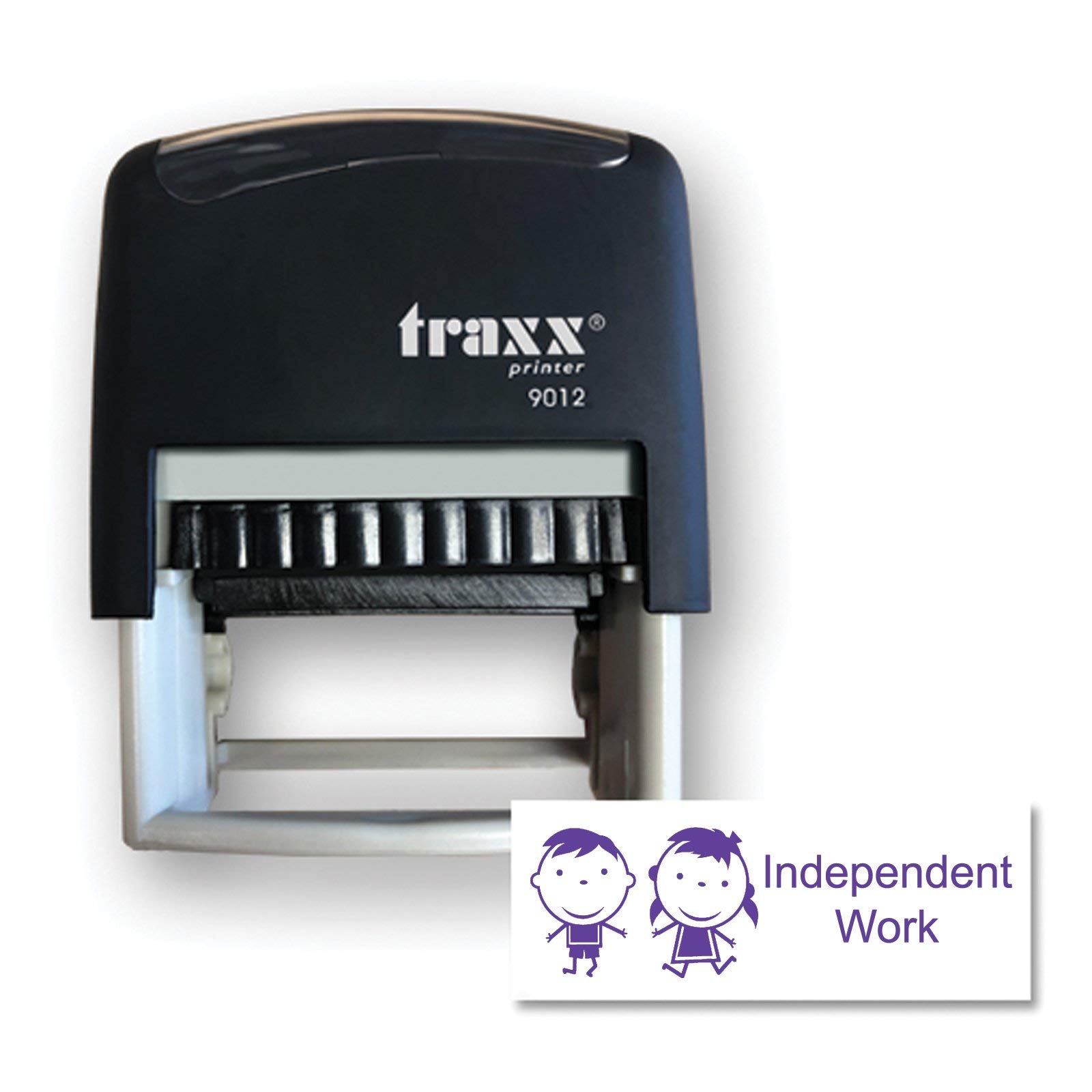 Traxx 9012 Stock School Teacher Stamps *Independent Work Reward Stamp in Violet Ink*