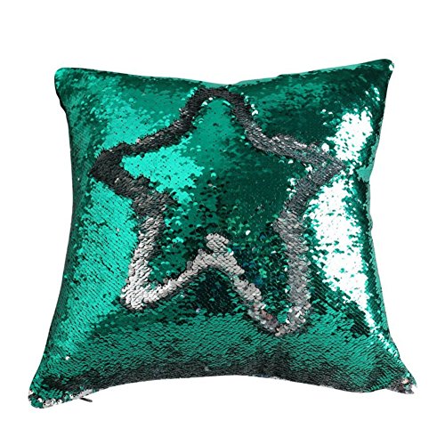 Freestyle Reversible Color Change Sequin Throw Pillow Cases Covers in