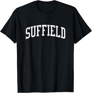 Suffield CT Vintage Athletic Sports JS02 T-Shirt
