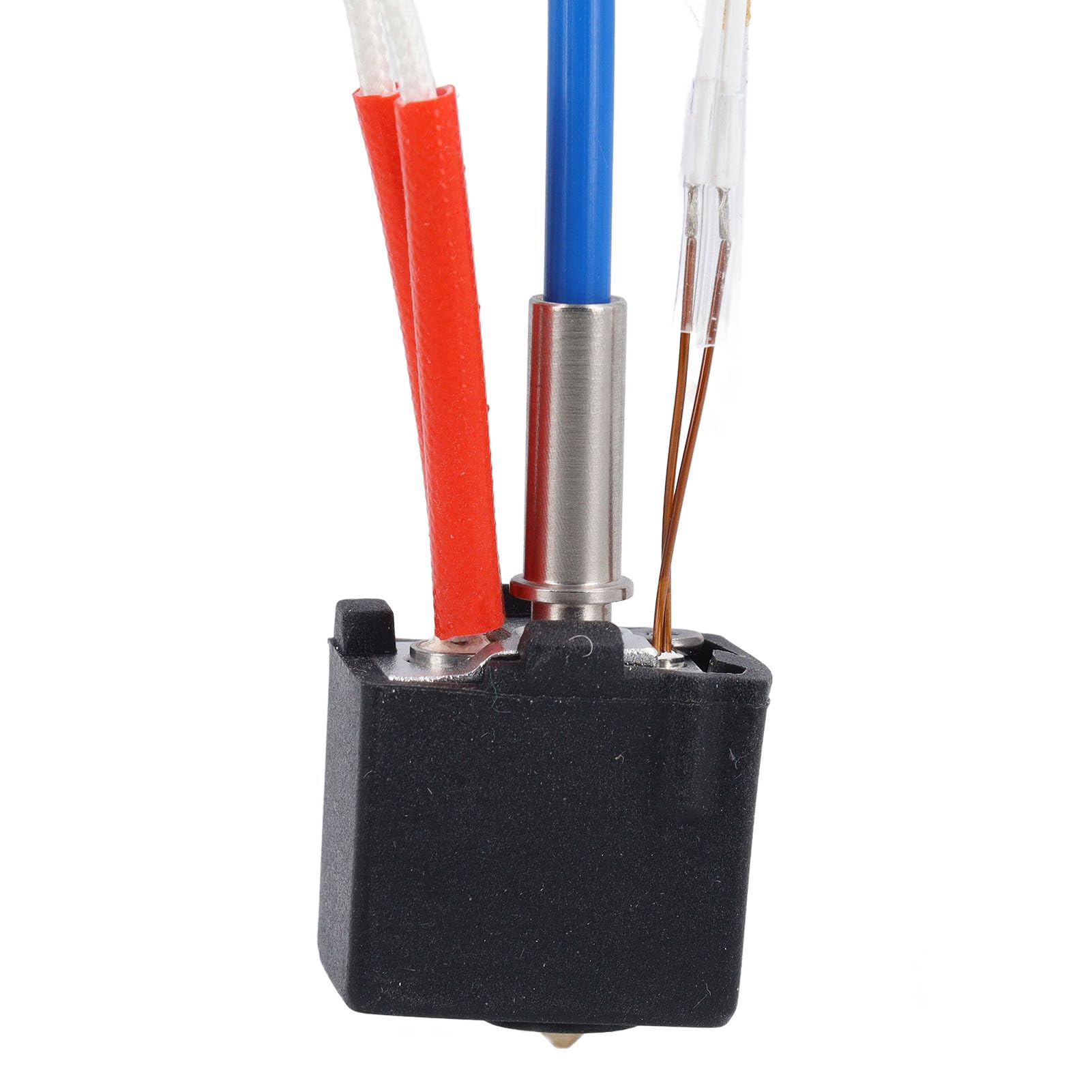 Zestaw Hotend do Drukarki 3D 1,75 mm Kompatybilny z Popularnymi Modelami Stal Stopowa Mosiądz z Rurką PTFE dla PLA ABS PETG TPU