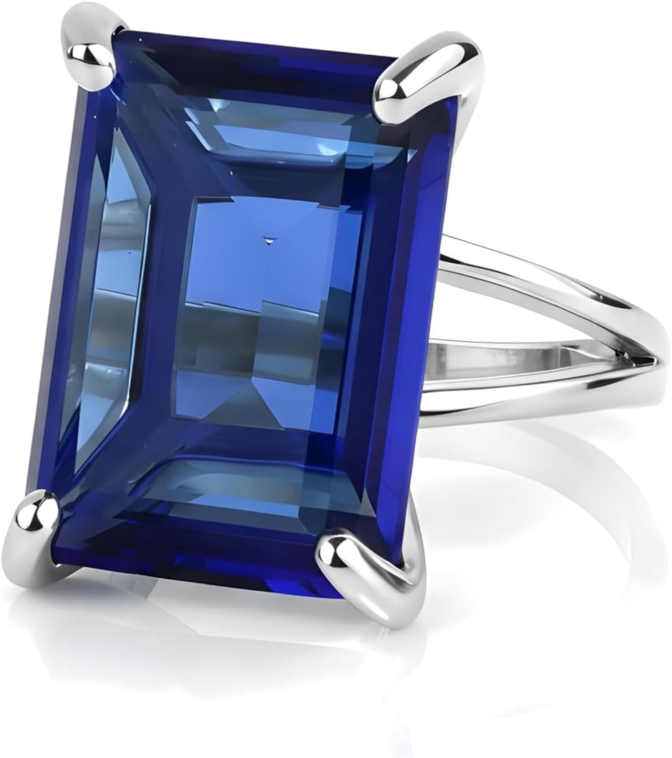 Custom Sapphire Ring in 14k Gold - Artisan Jewelry Gold, Silver - Handmade Birthstone Rings, Fashion, Statement, Bohemian, Everyday Jewelry - All Ring Size Available