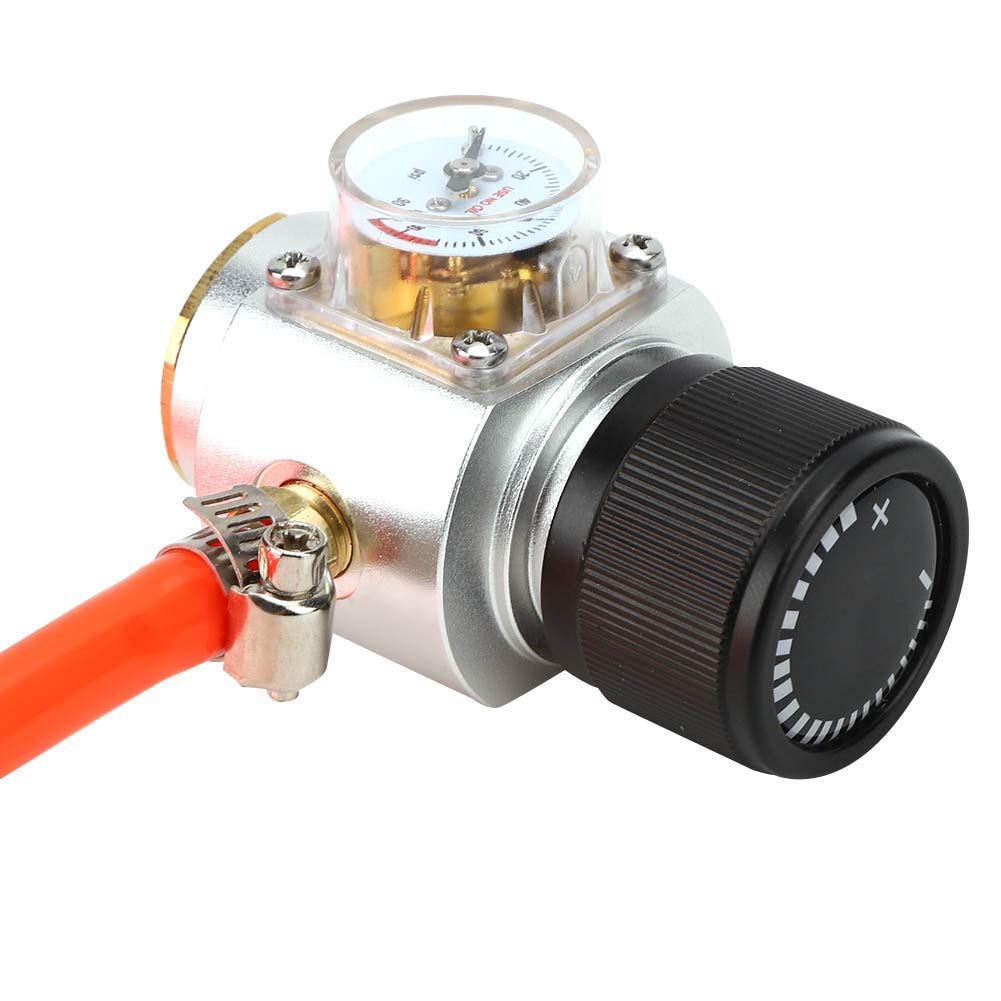 Mini Régulateur de Gaz CO2 de qualité Supérieure avec Verrouillage à Bille, Parfait pour le Brassage à Domicile et la Distribution de Fûts, 1 Pièce