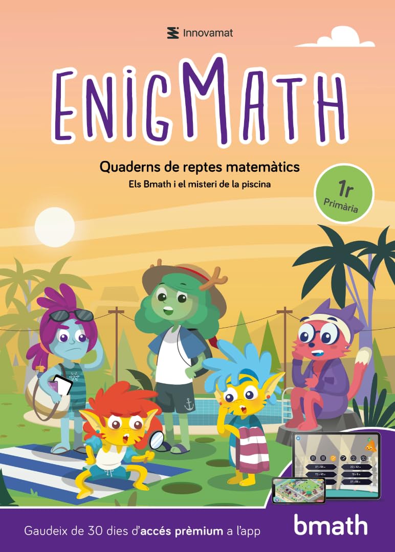 Innovamat - Enigmath 1r de primària - Quadern de reptes matemàtics (Col·lecció Enigmath)