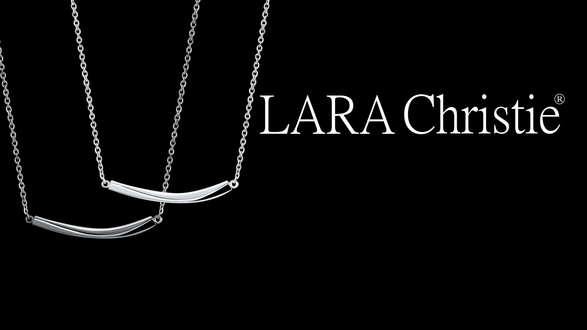 Amazon | [ララクリスティー] ペアネックレス バー デザイン シルバー