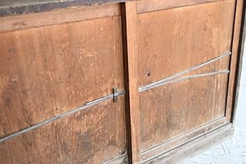 Amazon.co.jp: 骨董品下駄箱 収納棚 飾り棚 無垢材 レトロ 箪笥