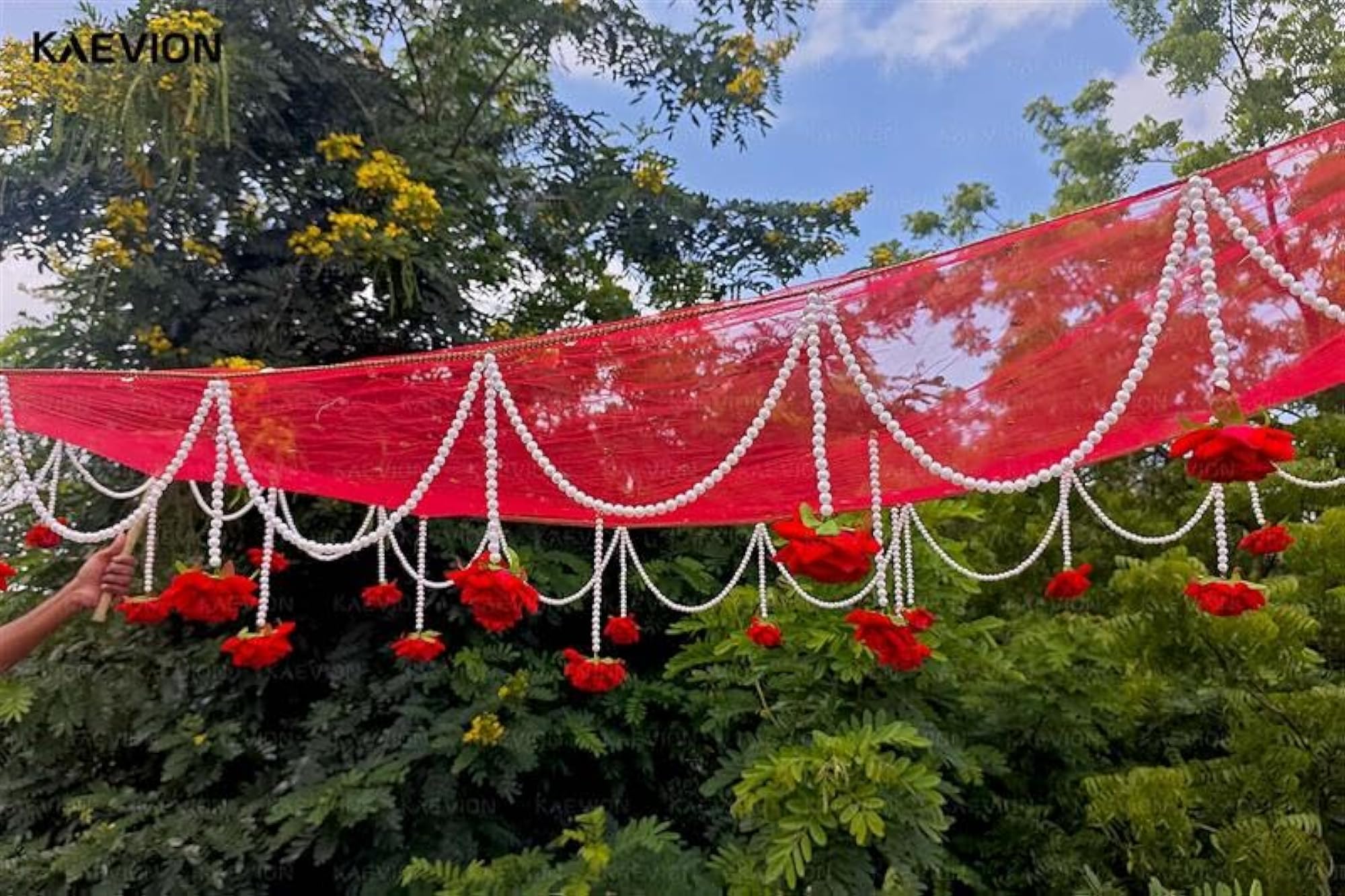 Bridal Entry Phoolon ki Chaddar with Artificial Roses