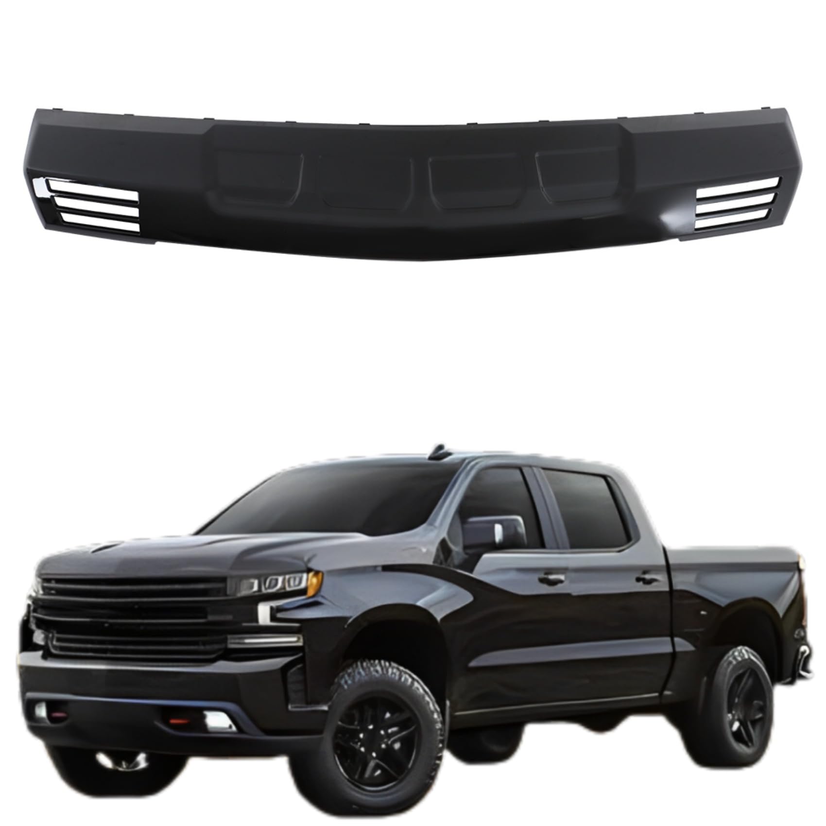 Amazon.com: labwork Front Bumper Lower Valance Skid Plate Glossy
