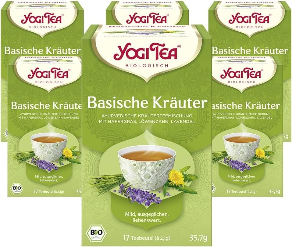Yogi Tea Basische Kräuter 6x17 Beutel (102 Teebeutel)