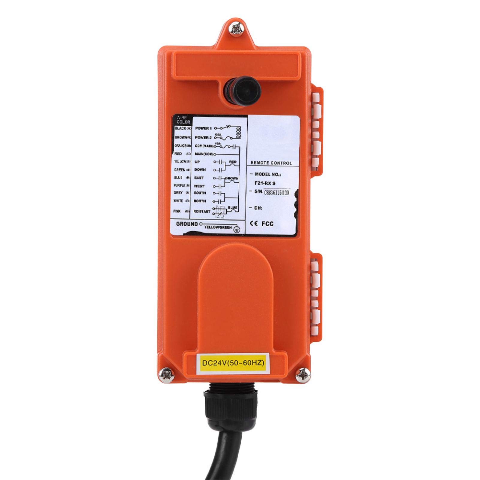 Télécommande Sans Fil Industrielle 24V DC - Pour Grue, Palan, Commande à Distance - Double émetteur, Sécurité Renforcée