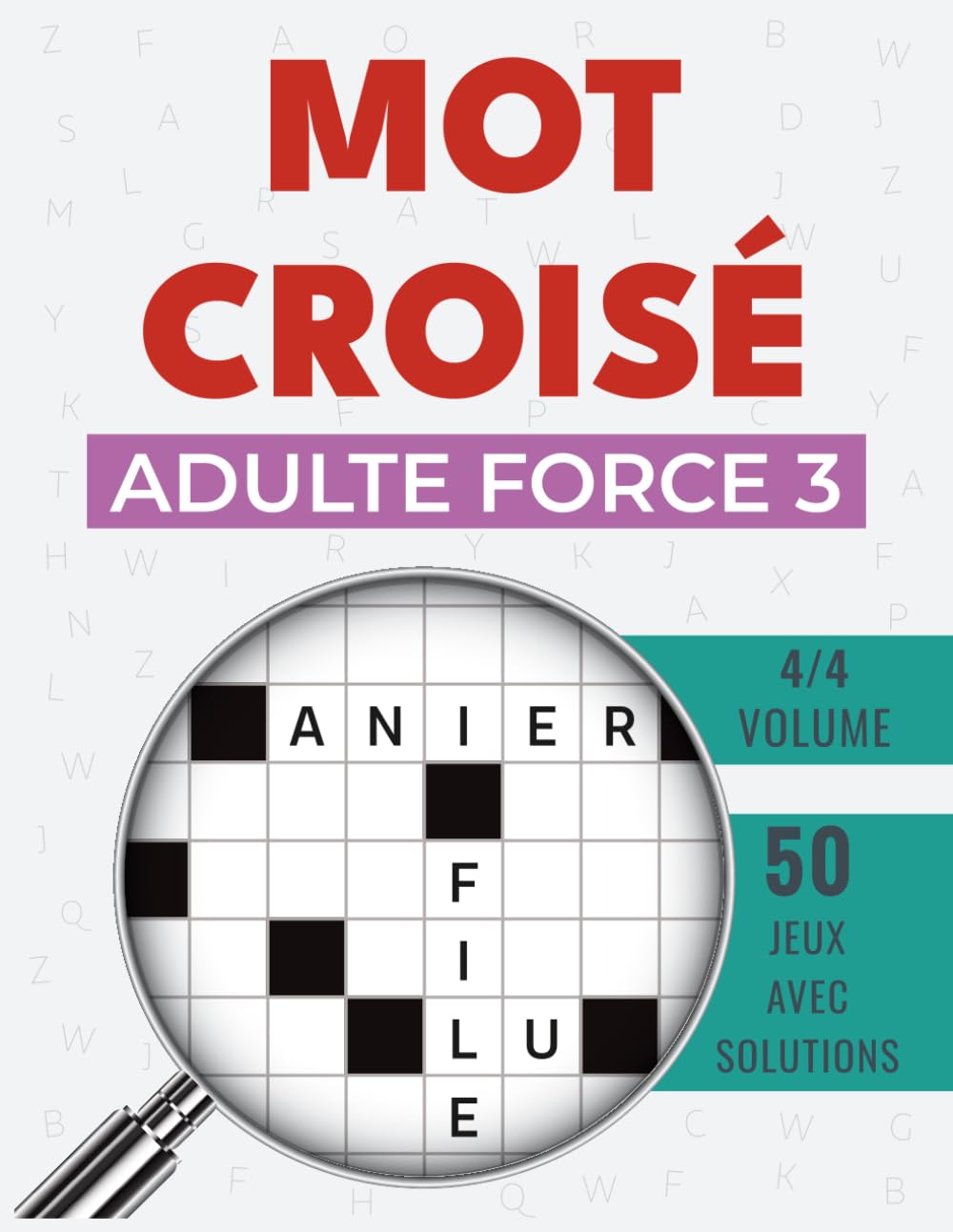 Mot Croisé Adulte: Loisirs cérébraux pour passionnés de mots croisés