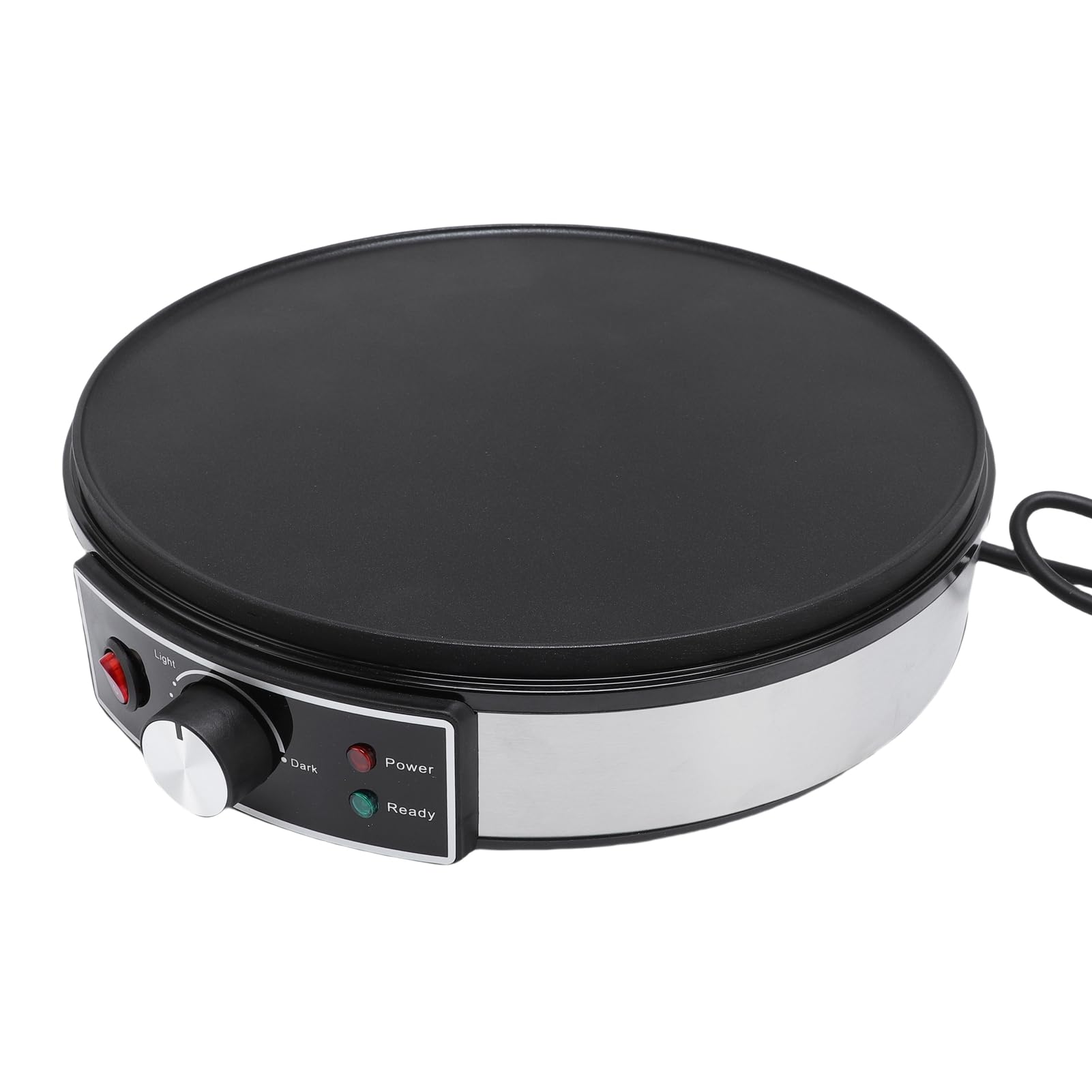 Crepé Fabricante Eléctrico Eléctrico crepé y Estufa de Plancha, Electrodomésticos de Cocina de Placa Caliente de 11.8 Pulgadas (Enchufe de la UE 220V)