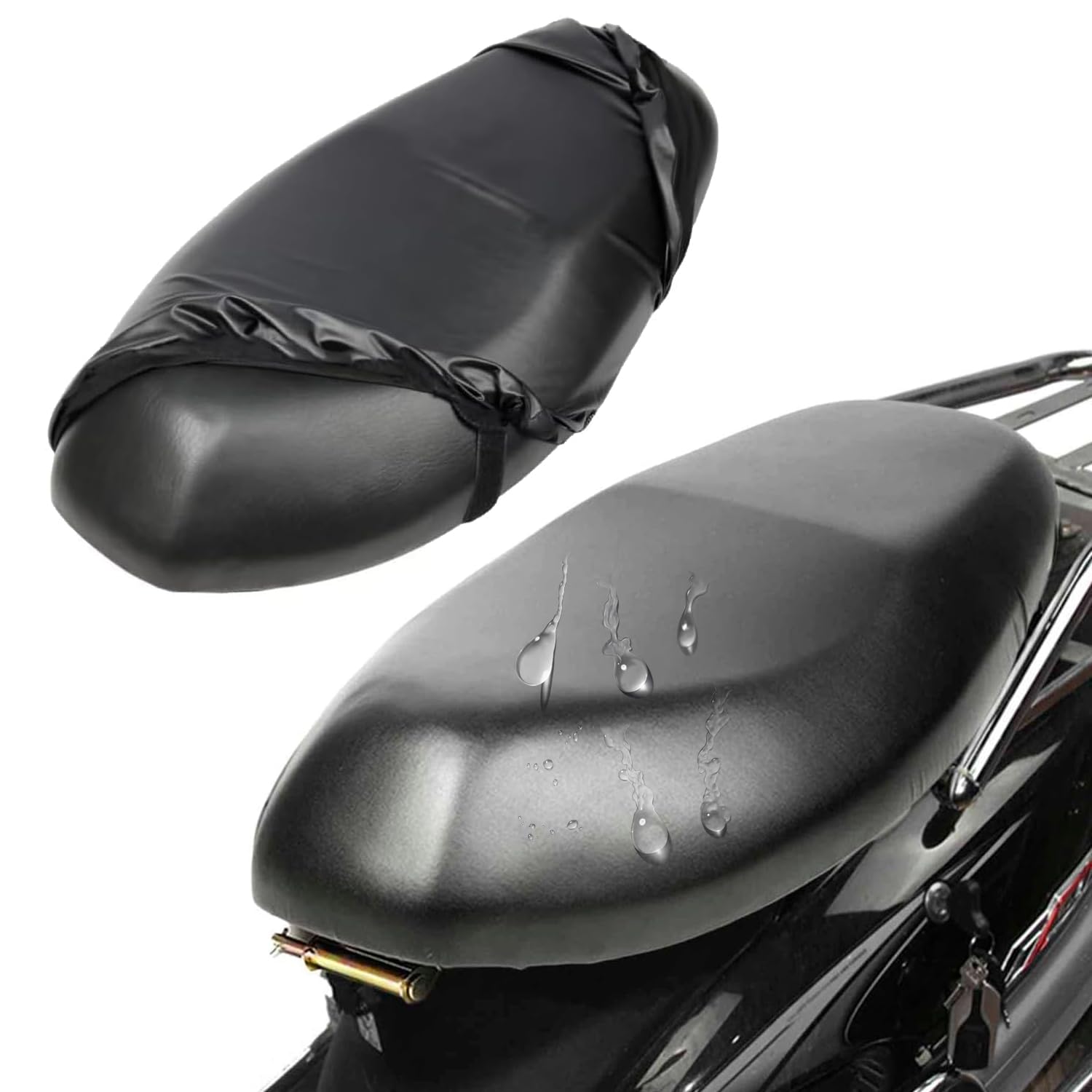 Coprisella Moto Impermeabile Universale - Pelle Sintetica Elastica - Foto 4