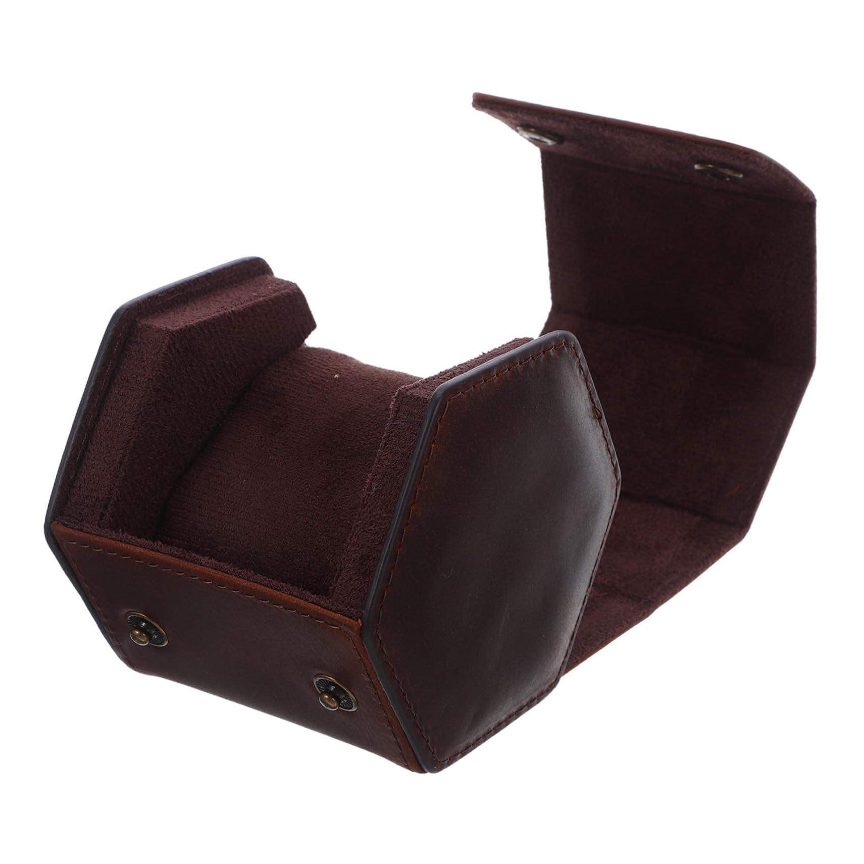 LIFKOME Étui de Voyage Cuir pour Montre Boîte Cadeau Individuelle Organisateur de Bijoux Portable Écrin pour Montre Connectée ou Classique