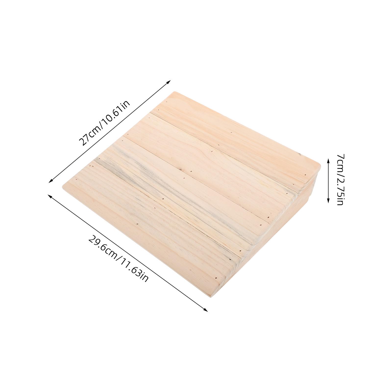 UKCOCO Rampa Umbral de Madera Maciza Antideslizante Adaptable para Coches Motos y Sillas de Ruedas Resistente y Práctica para Accesos Domésticos y Bordillos