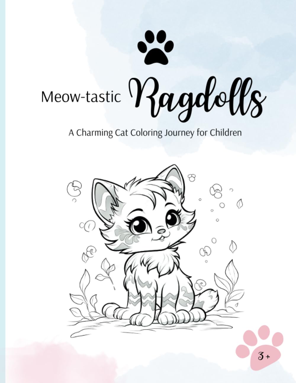 Meow-tastic Ragdolls: A Charming Cat Coloring Journey for Children: Coloring Book for Children