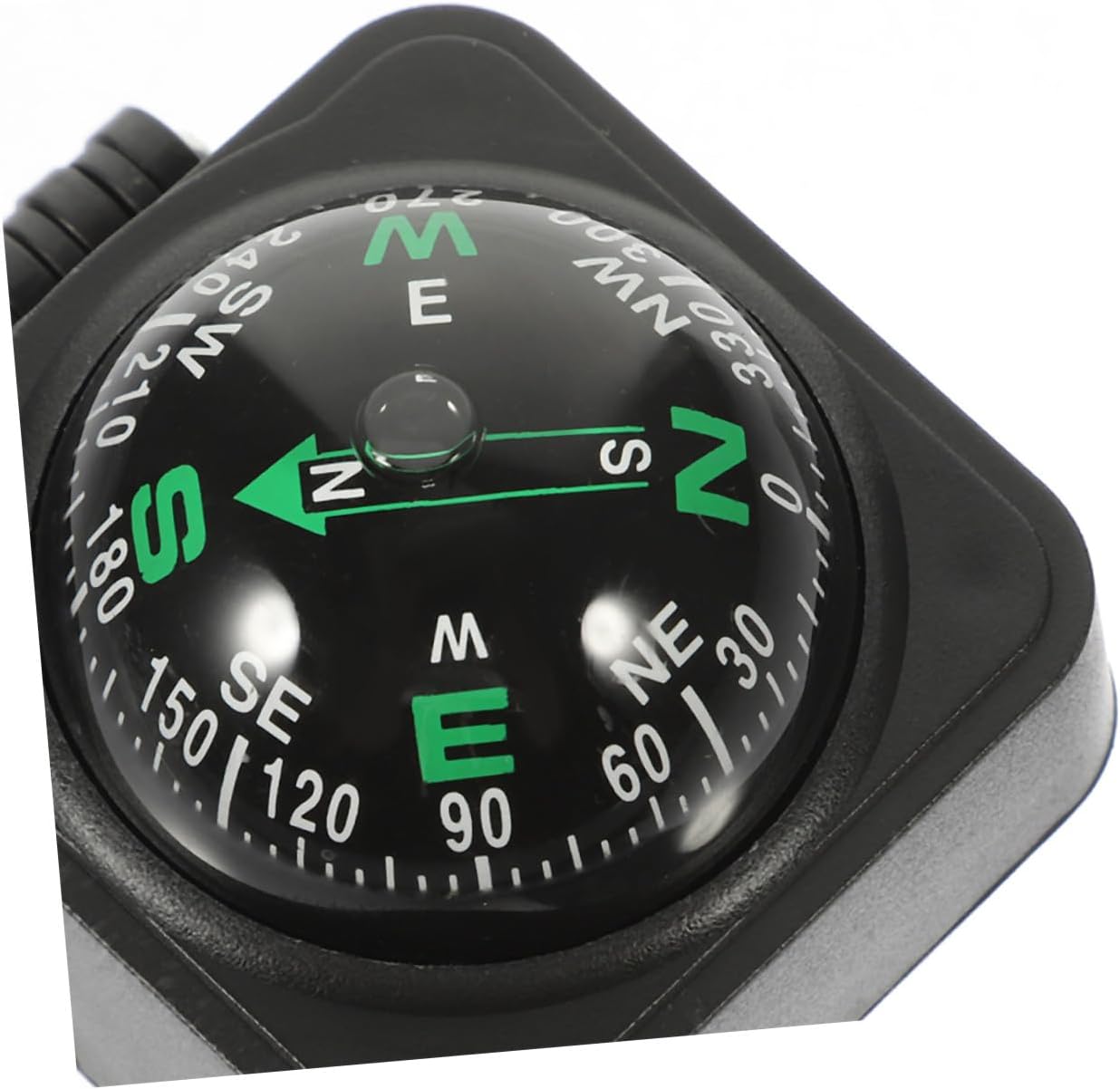 Totority 2pcs Adjustable Car Compass Ball Dash Mount Navigation Automotive Dashboard Compass for Truck Boat Outdoor Hiking Direction Guide