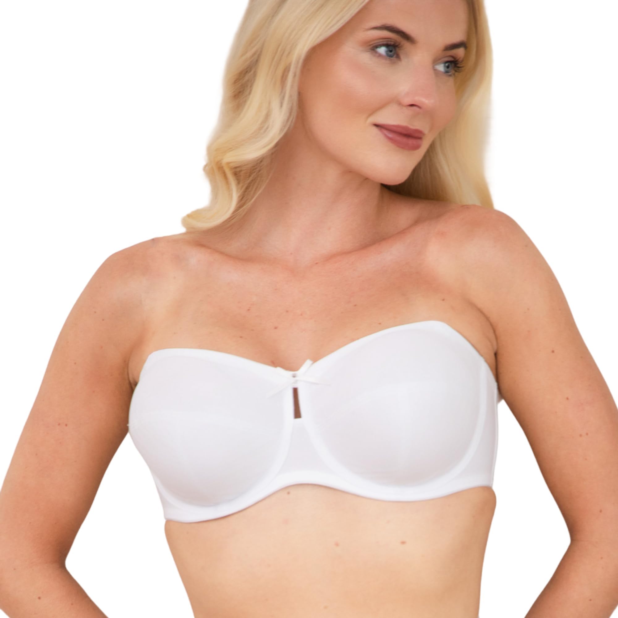 Camille Strapless Underwired Multiway Bra 38C White