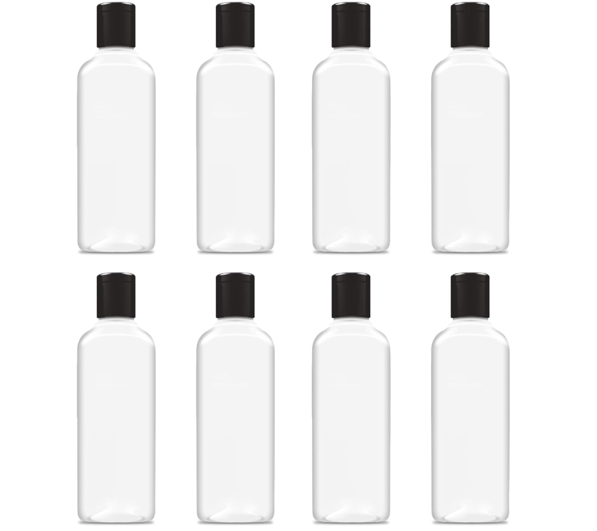 200ml Squeeze Bottle With Flip-Top Cap (Set Of 24)