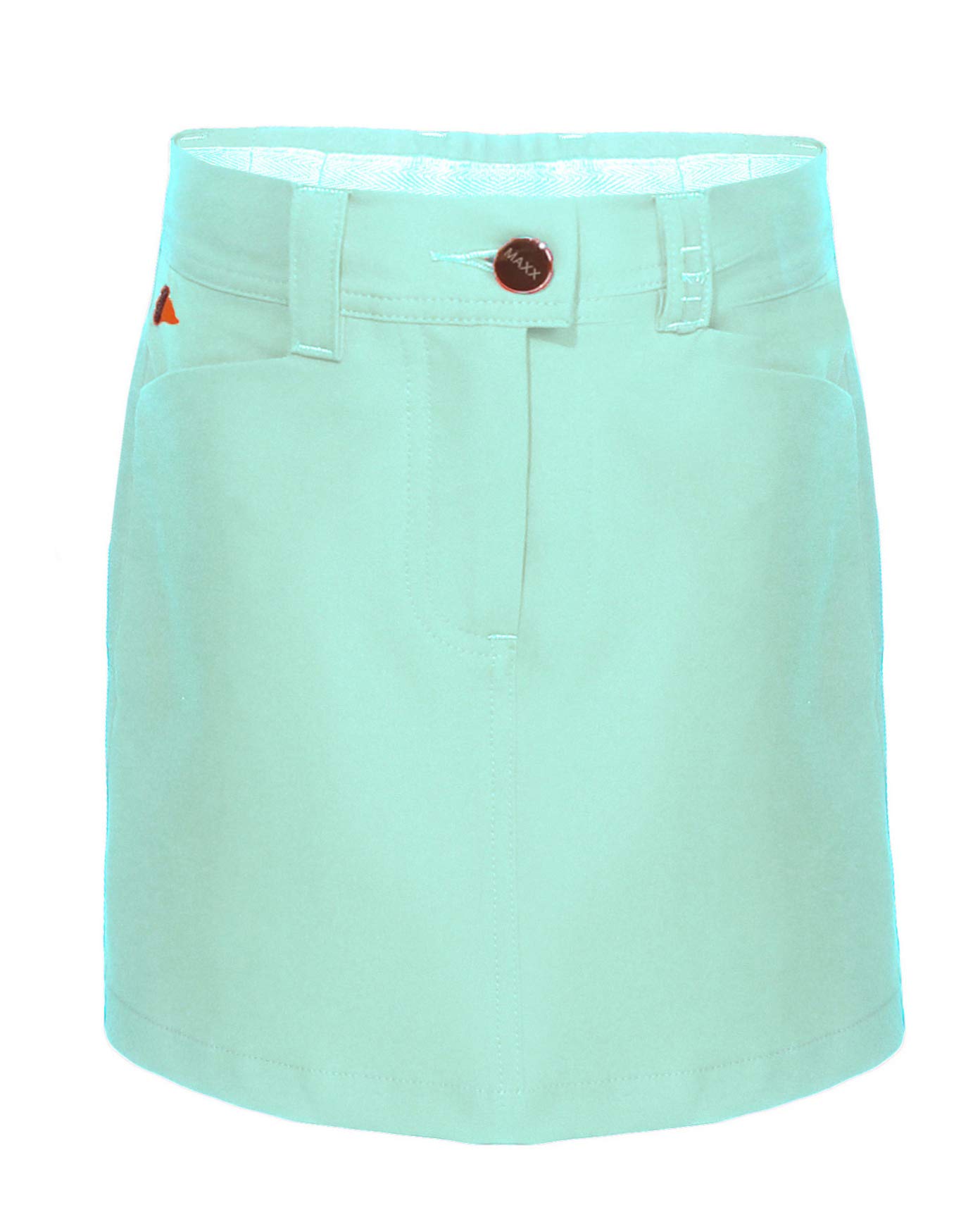 MAXX Golf Rock Mädchen mit verstellbarem Bund (Mint, 140)