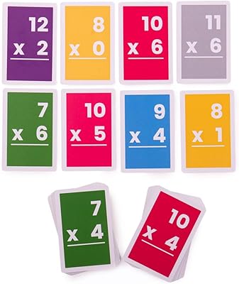 Bigjigs Toys Flashcards - Multiplications 7-12