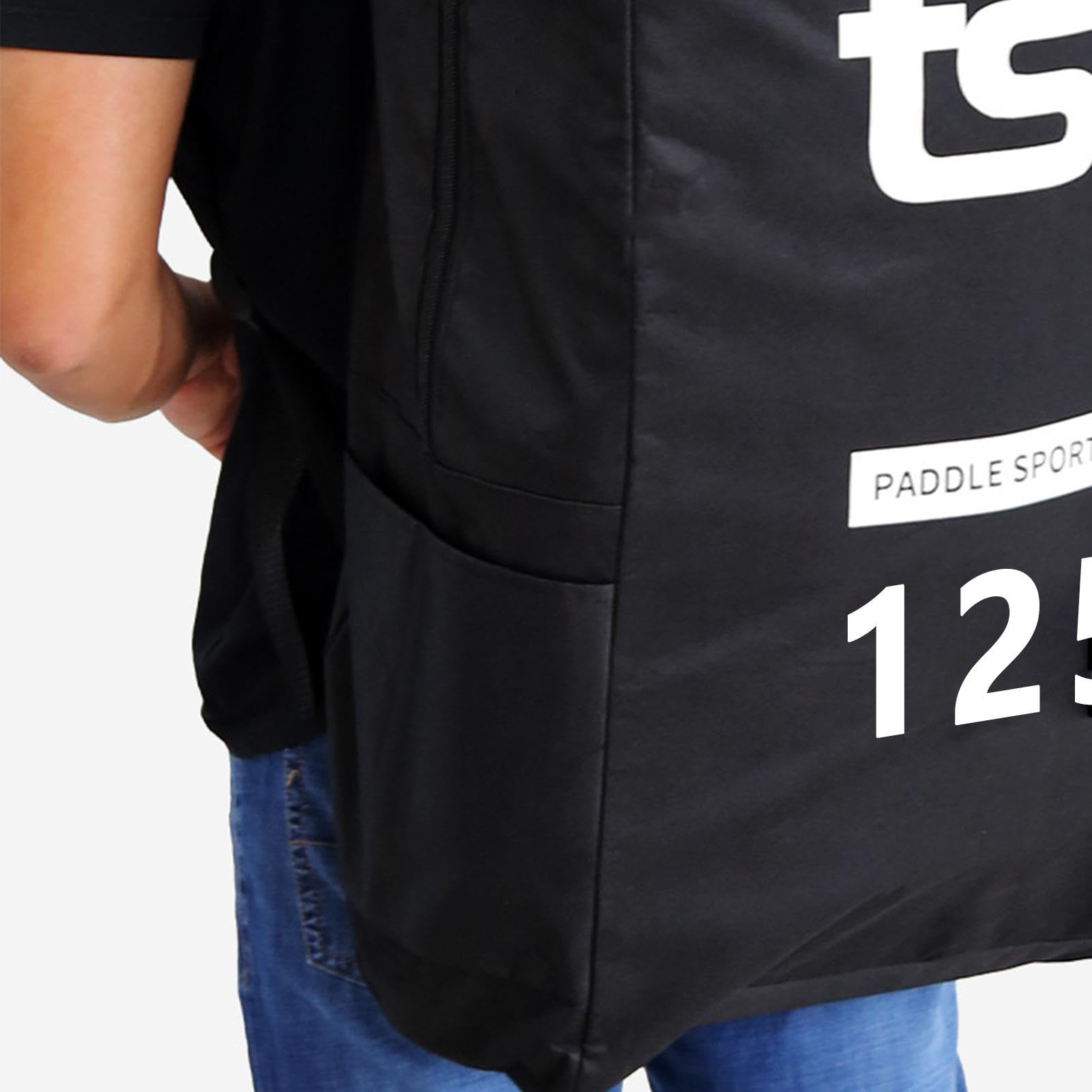 Su-p Backpack, borsa gonfiabile per paddleboard da 125 l, borsa per il trasporto dello zaino per la tavola S-Up, zaino robusto per le tavole da paddle, kayak, standard con ruote, 110 x 45 x 25 cm