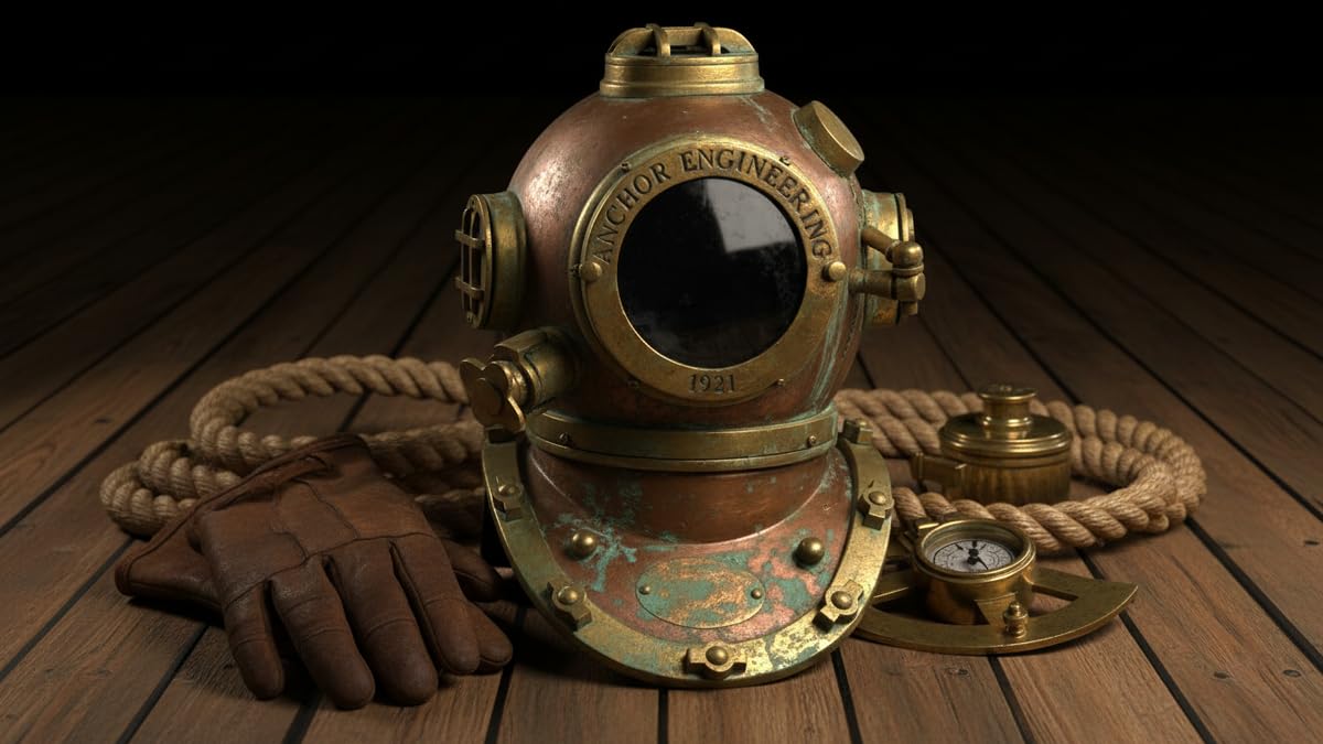 Vintage Rare Antique Diving Helmet | Mark V Divers Diving Heavy