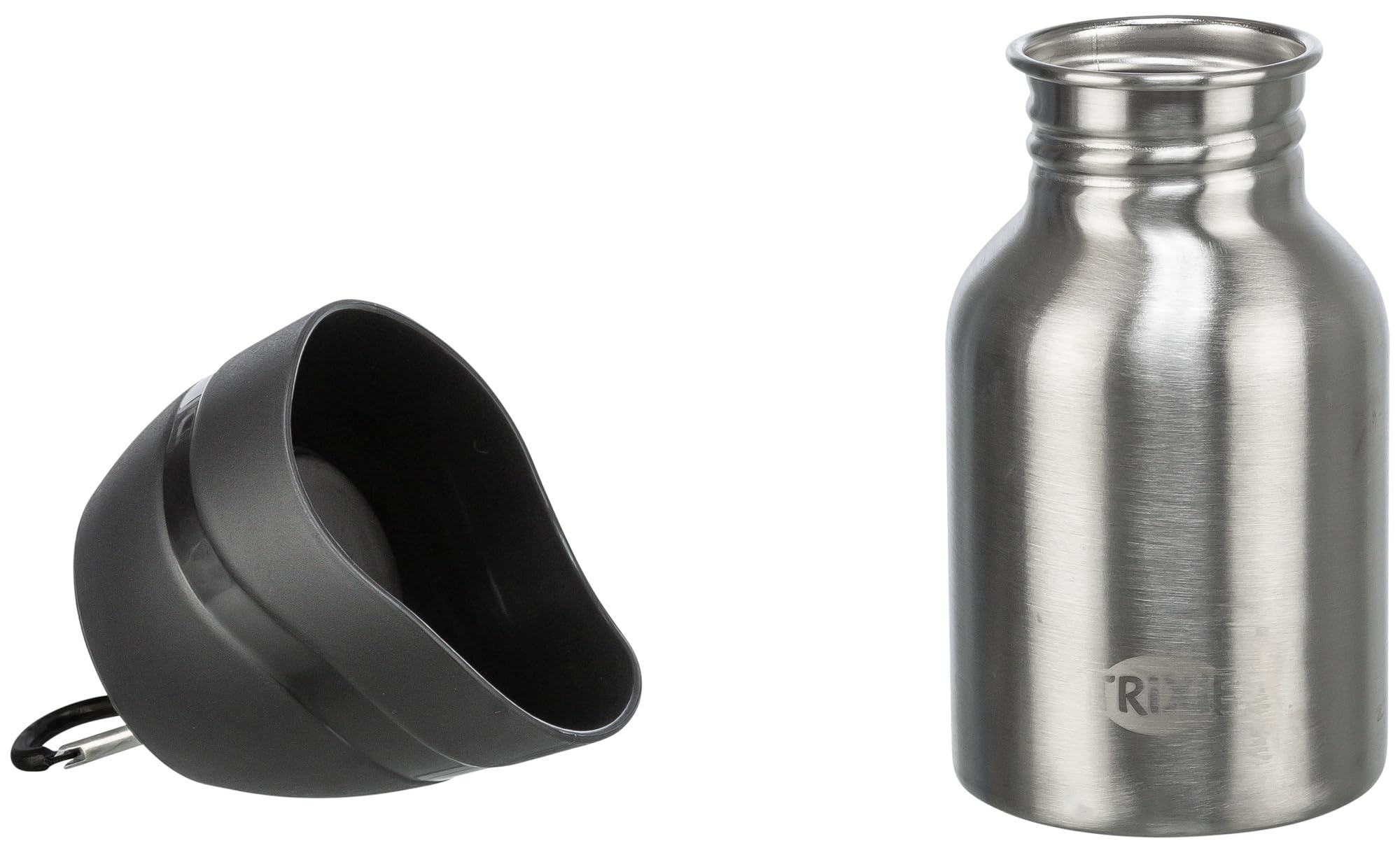 Trixie Bottle with Bowl Stainless Steel/Plastic 0.3 L 1