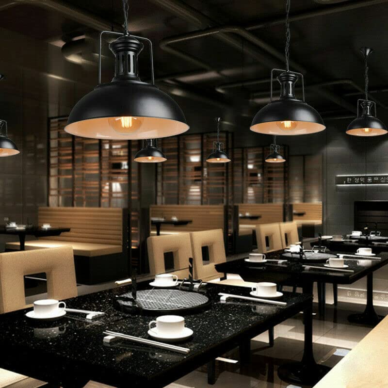 Vintage Industrial Pendant Light Ceiling Lamp E27 Metal Shade Kitchen Modern UK