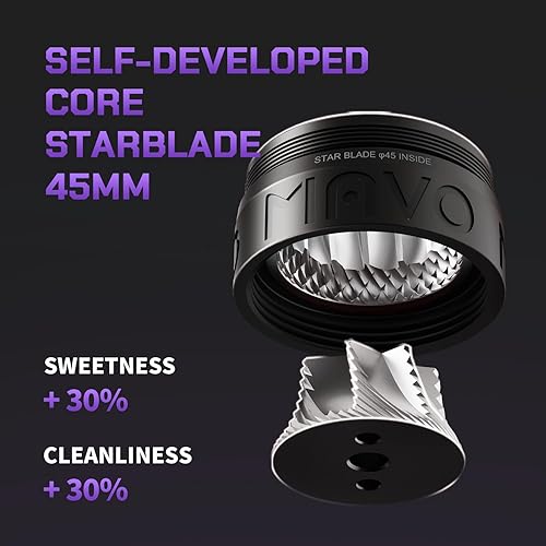 Miniatura 3 de MAVO Phantox Pro Burr - Molinillo de café manual, núcleo de molienda profesional de acero inoxidable de 1.772 in, capacidad de 1.06 oz, ajuste de