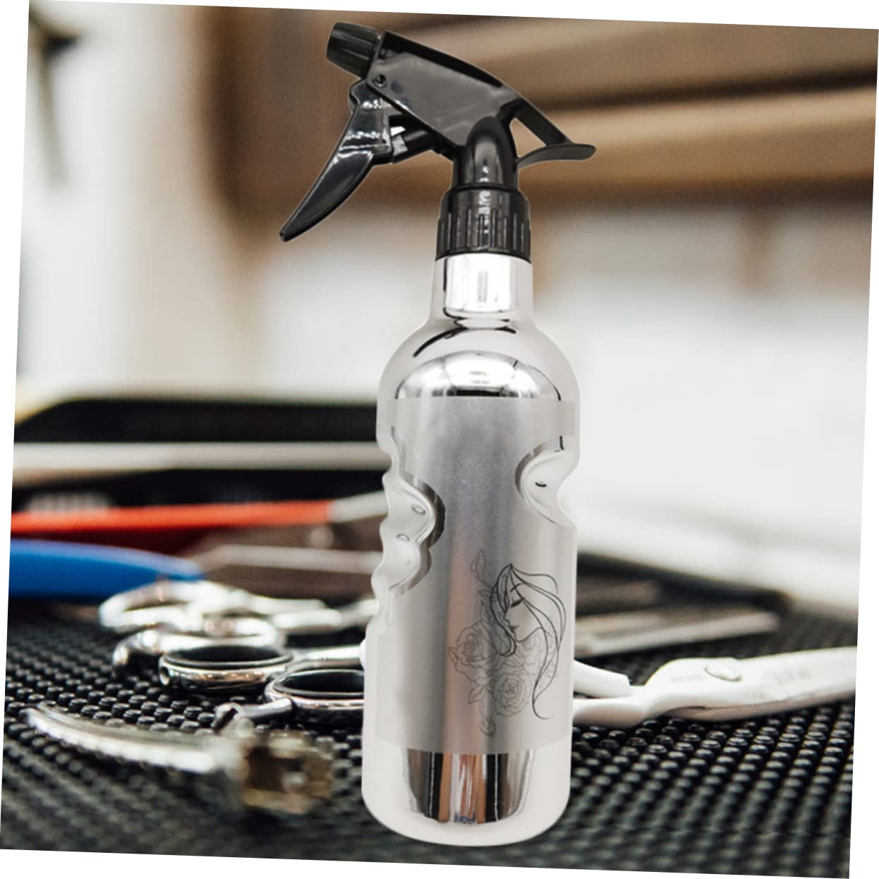 Beaupretty 4 Pièces Vaporisateur Pour Salon De Coiffure Barbier Bouteille Brumisateur D'eau Vaporisateur Rechargeable Pulvérisateur De Voyage Arrosoir Plastique Arroseur Remplissage