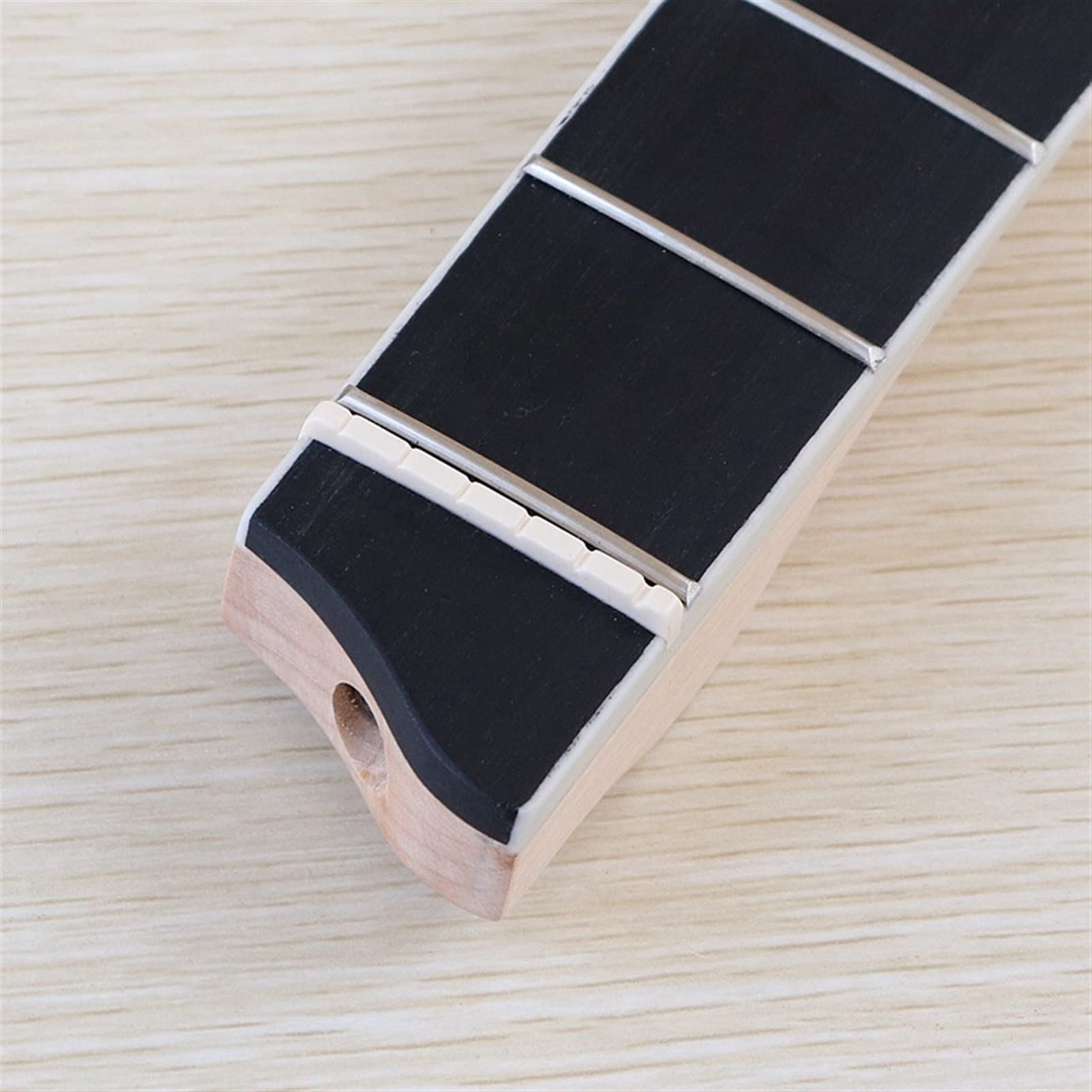 FLFL Negozio della Chitarra del Collo della Chitarra Elettrica Senza Testa Senza Testa 24 Frets Larghezza Naturale 5.6 Cm Manico Chitarra incompiuto
