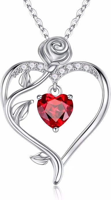 Amazon.com: January Birthstone Necklace 