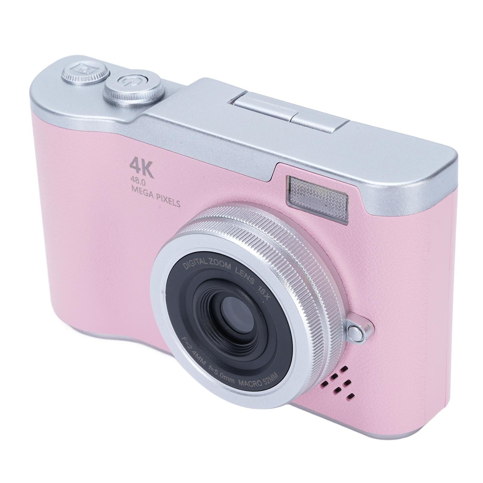 1080P Digital Camera, 8X Zoom Video Camcorder with 2.4 Inch HD Flip Screen, 48MP Portable Versatile Travel Video Camera with Fill Light for Photography (Roseate)-image-42