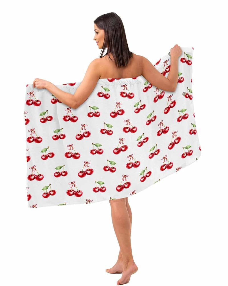 wrap around women's towel wrap with straps