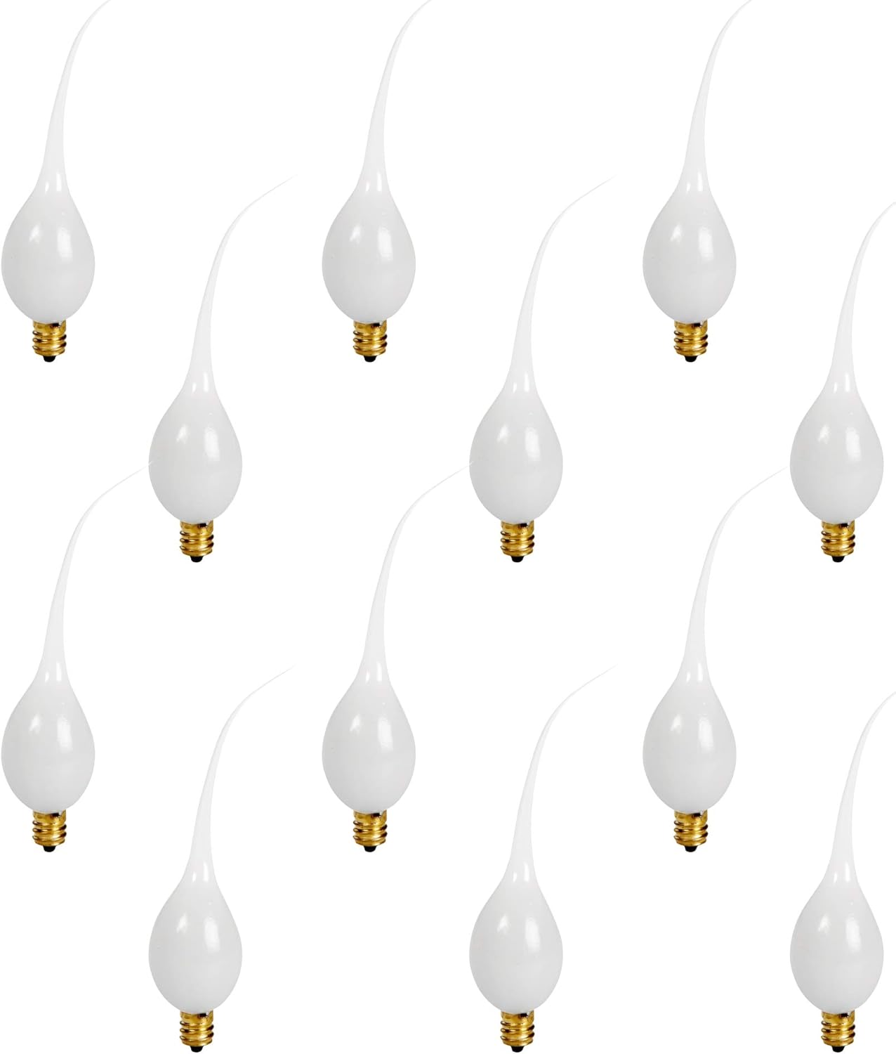 50% Off Discount Holiday Joy - Silicone Dipped Candelabra Replacement Bulbs - Great for Electric Window Candle Lamps - C7 - E12-7 Watt - 120 Volts (6 Pack) Product Deal Holiday Joy - Silicone Dipped Candelabra Replacement Bulbs - Great for Electric Window Candle Lamps - C7 - E12-7 Watt - 120 Volts (6 Pack)