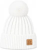 Touca Infantil Menina de Inverno Forro Peluciado e PomPom Gorro Infantil Quentinho em Tricô Premium Meninas