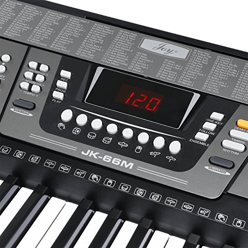 Joy 61-Key Keyboard With Usb Music Player Function For Beginners (Jk-66M) #TOP3