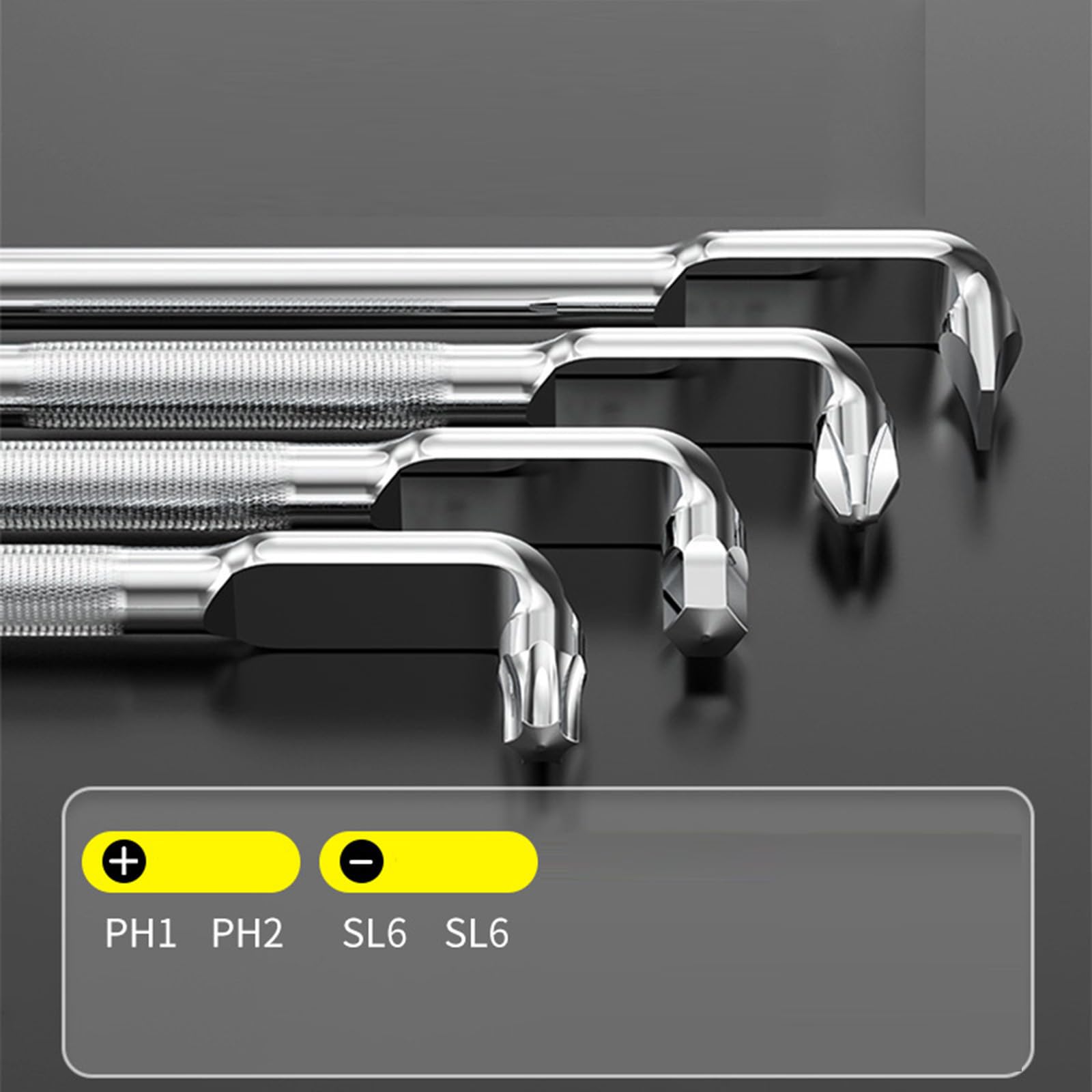 Amazon | Lタイプ拡張L字型90度右角ドライバー強力な磁気スロット