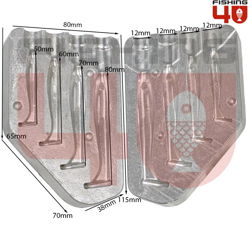 Leurre de natation souple en silicone pour leurre de pêche 50-60-70-80 mm